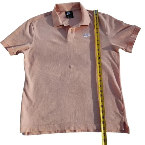 Nike Pink Polo Mens Shirt Medium - Picture 7 of 10
